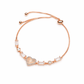 Zircon Heart Slider Bracelet jewellery product view 9