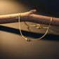 Dainty Minimal Flower Gold Chain Necklace jewellery product view 1