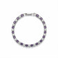 Velvet Purple Luxe Tennis Bracelet jewellery product view 1