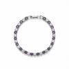 Velvet Purple Luxe Tennis Bracelet jewellery product view 1