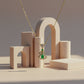 Royal Emerald Drop Necklace jewellery product view 1