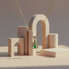 Royal Emerald Drop Necklace jewellery product view 1