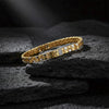 Elite Om Engraved Gold Bracelet jewellery product view 1