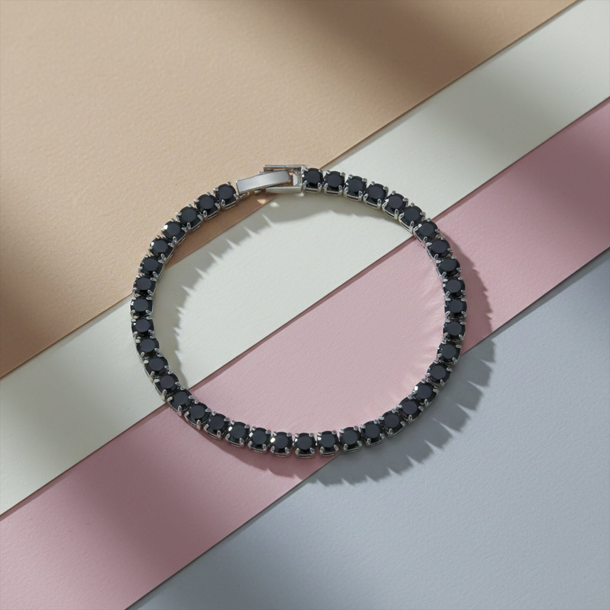 Dark Elegance Black Diamond Bracelet jewellery product view 1