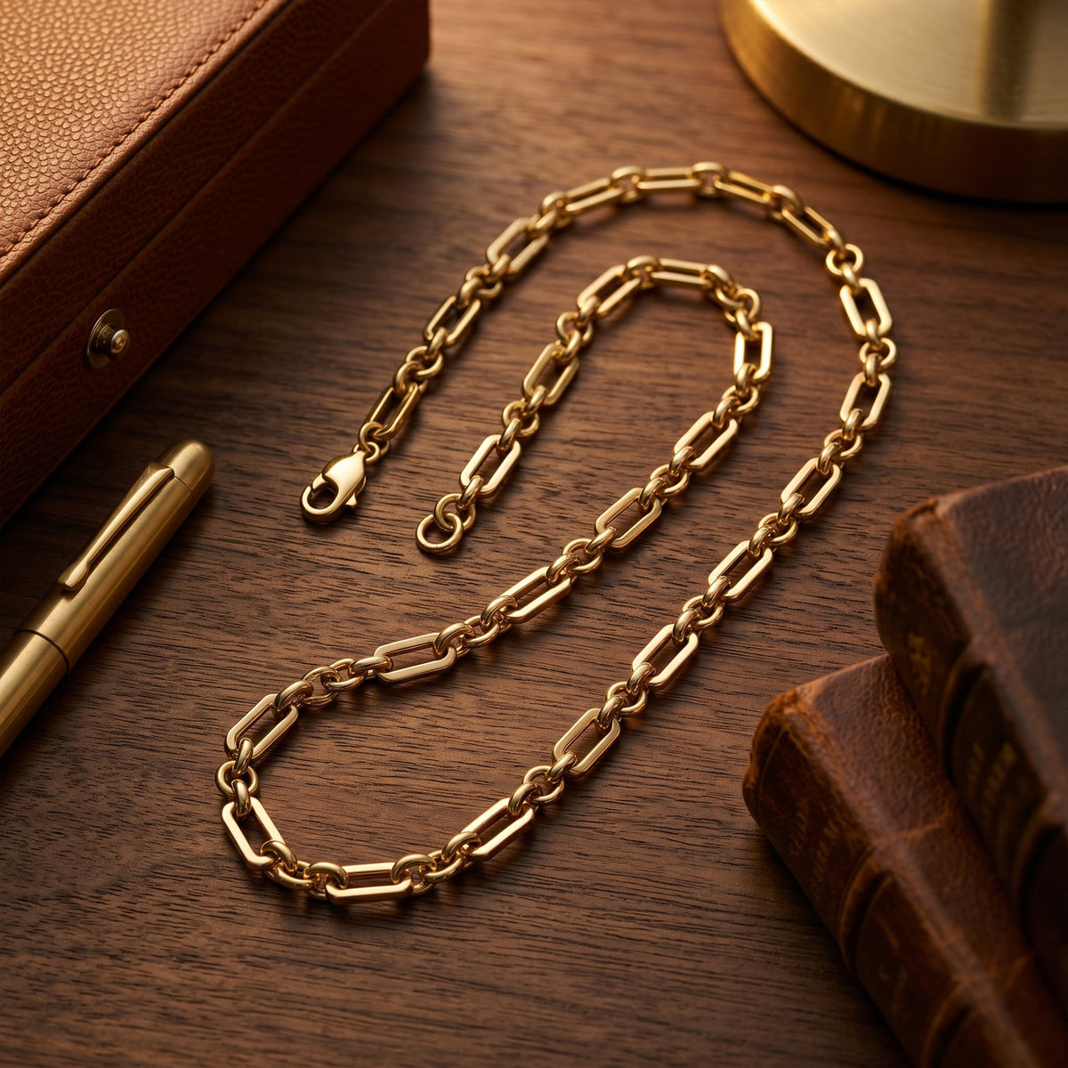 Prestige Gold Link Chain jewellery product view 1