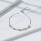 Aurielle Rainbow Heart Elegance Bracelet jewellery product view 4