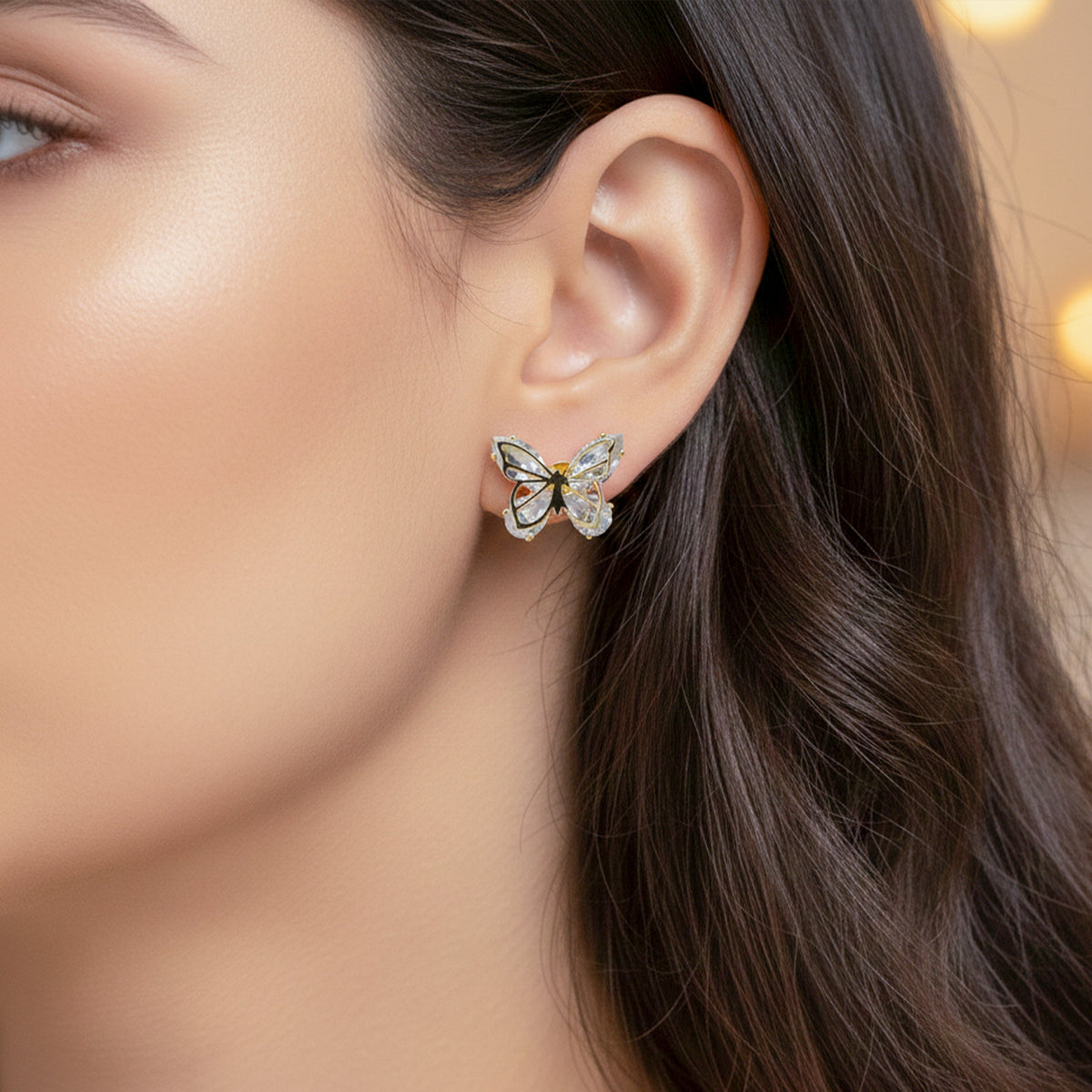 Heer Titli Sparkle Stud Earrings jewellery product view 2