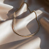 Golden Sparkle Tennis Chain Necklace jewellery product view 1