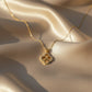 Gold Clover Pendant Necklace jewellery product view 1