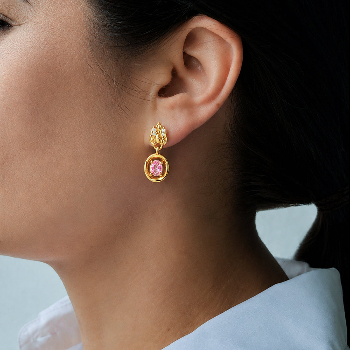 Gulnaar Glow Earrings jewellery product view 3
