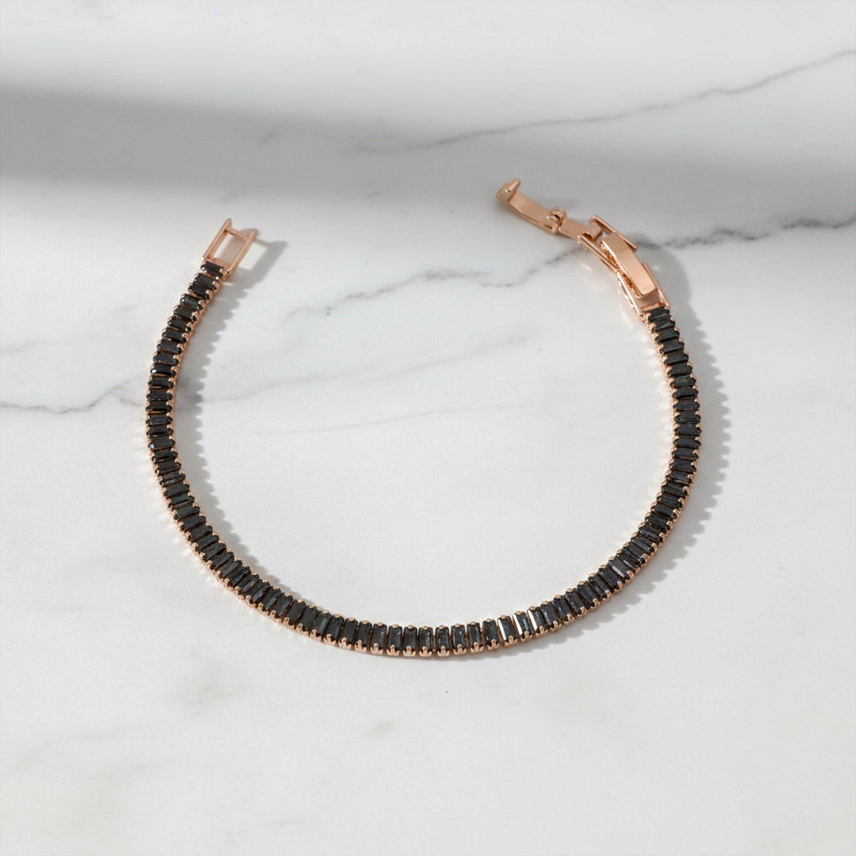 Precision Shine Baguette Bracelet jewellery product view 2