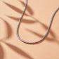 Silver Diamond Tennis Necklace jewellery product view 1