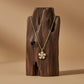 Veloura Diamond Flower Charm Necklace jewellery product view 1