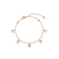 Aura Charm Rose Gold Anklet jewellery product view 5