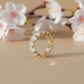 Opaline Luxe Zircon Adjustable Ring jewellery product view 4