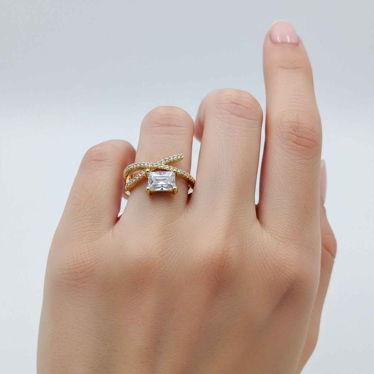 Cushion Diamond Luxury Ring jewellery product view 2