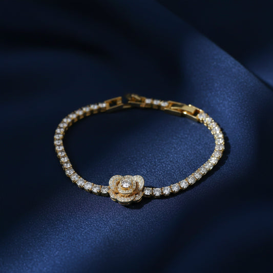 Royal Halo Diamond Tennis Bracelet jewellery product view 2