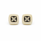 Ivory Noir Blossom Luxe Stud Earrings jewellery product view 14