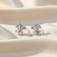 Ivory Blossom Crystal Luxe Stud Earrings jewellery product view 1
