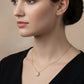 Lucky Clover Diamond Pendant Necklace jewellery product view 3