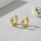Classic Round Earrings jewellery product view 3