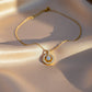 Eternal Halo Diamond Necklace jewellery product view 2