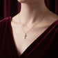Classic Gold Pearl Blossom Necklace jewellery product view 3