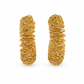 Spiral Gold Hoop Earrings jewellery product view 4