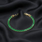 Regal Emerald Glow Bracelet jewellery product view 1