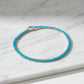 Azure Sapphire Tennis Bracelet jewellery product view 14