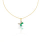 Emerald Butterfly Necklace jewellery product view 7