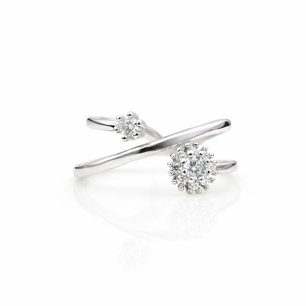Royal Bloom Open Diamond Ring jewellery product view 11
