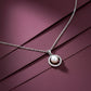 Classic Pearl & Silver Chain Necklace jewellery product view 1