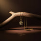 Elegant Gold Flower Pendant Necklace jewellery product view 1