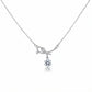 Eterna Infinity Diamond Drop Necklace jewellery product view 4
