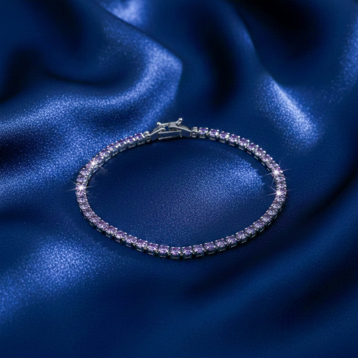 Lavender Luxe Tennis Bracelet jewellery product view 4