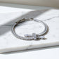 Aurielle Crystal Baguette Bracelet jewellery product view 3