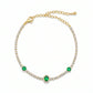 Zenvy Emerald Luxe Chain Bracelet jewellery product view 6