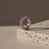 Aurora Pink Diamond Circle Ring jewellery product view 1