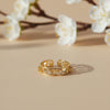 Aurora Sparkle Gold Ring jewellery product view 1