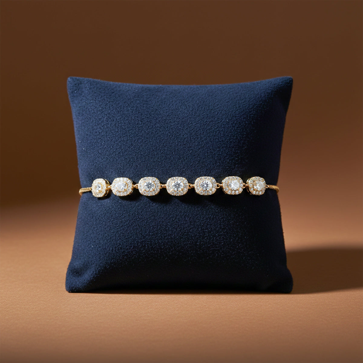 Luxpenny Royal Oval CZ Bracelet jewellery product view 3