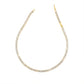 Golden Sparkle Tennis Chain Necklace jewellery product view 5