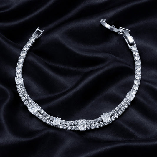 Royal Ice Diamond Tennis Bracelet jewellery product view 1