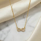 Lisha Infinity Necklace jewellery product view 3