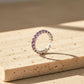 Violet Eternity Ring jewellery product view 2