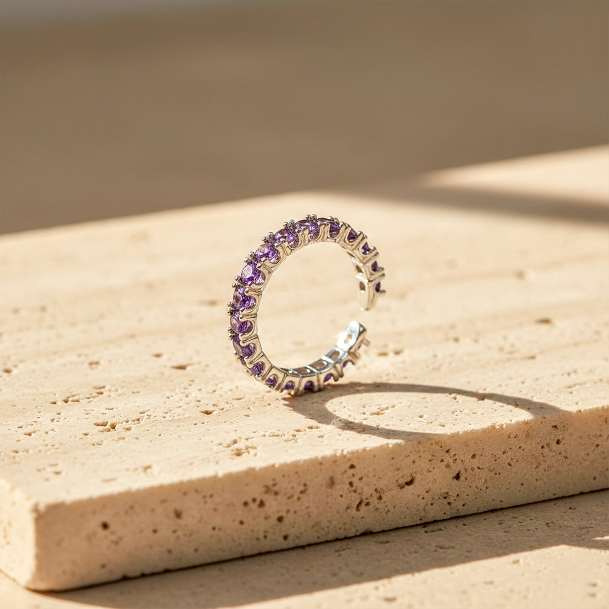 Violet Eternity Ring jewellery product view 2