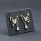 Elegant Noir Butterfly Earrings jewellery product view 3