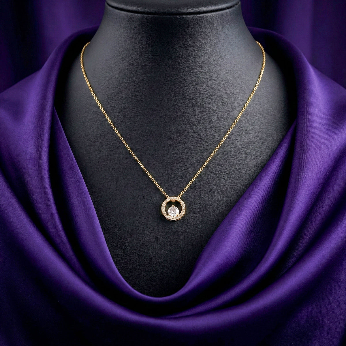 Saanvi Daimond Necklace jewellery product view 2