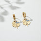 Elite Nazar Clover Charm Drop Earrings jewellery product view 5
