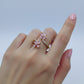 Rose Bloom Pink Adjustable Luxury Ring jewellery product view 1